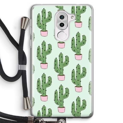 Cactus Lover: Honor 6X Transparant Hoesje met koord
