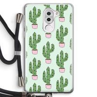 Cactus Lover: Honor 6X Transparant Hoesje met koord