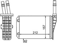 Kachelradiateur, interieurverwarming AH209000S
