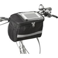Zwart/grijze koeltassen / fietskoeltas voor fietsen - Koeltas - thumbnail