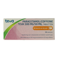 Paracetamol coffeine 500/50 50 Tabletten