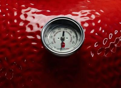 Kamado Joe Classic Joe Series III Kamado-barbecue/grill Verrijdbaar Houtskool (brandstof) Zwart, Rood