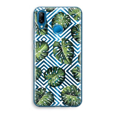 Geometrische jungle: Huawei P20 Lite Transparant Hoesje