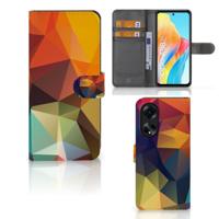 OPPO A98 5G | Book Case | Polygon Color