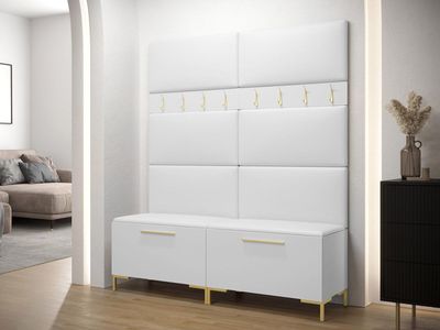 Vestiaire ZILIAN 2 deuren wit