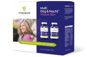 Vitakruid Multi dag & nacht vrouw 50+ 2 x 90 tabletten