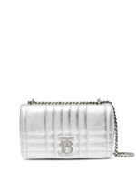 Burberry petit sac Lola matelassé en cuir métallisé - Argent