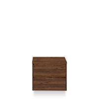 Porto Badmeubelset 70 cm - Walnoot - Wastafel Bovenblad Walnoot