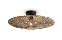 GOOD&MOJO Plafondlamp 'Zanzibar' Rotan, 55cm, kleur Wit