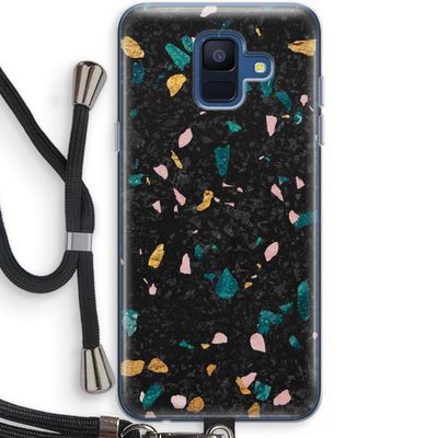 Terrazzo N°10: Samsung Galaxy A6 (2018) Transparant Hoesje met koord