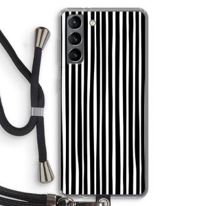 Stripes: Samsung Galaxy S21 Transparant Hoesje met koord