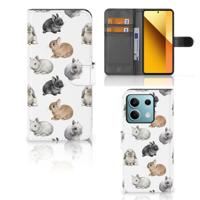 Telefoonhoesje | Met pasjeshouder | voor Xiaomi Redmi Note 13 5G Konijntjes