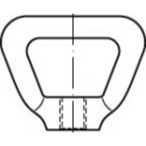 TOOLCRAFT TO-5454792 Kooimoeren M6 80704 Messing 10 stuk(s)