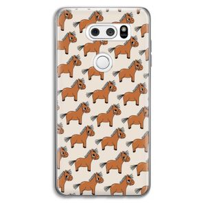 Pony: LG V30 Transparant Hoesje