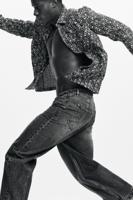 Jacquard herenoverhemd - GREEN - M