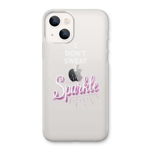Sparkle quote: iPhone 13 Transparant Hoesje