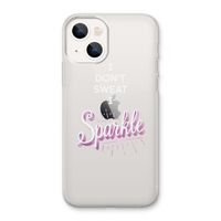 Sparkle quote: iPhone 13 Transparant Hoesje