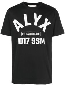 1017 ALYX 9SM t-shirt Techno à logo imprimé - Noir