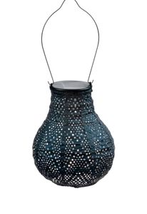 Solar lampion bulb ikat 16 cm petrol - Lumiz