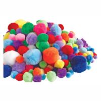 Colorations zak pompoms 450 gram, 1200st.