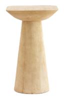 Light & Living Bijzettafel 'Dego' Mangohout, 33 x 33cm, kleur Naturel