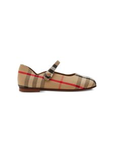 Burberry Kids ballerines Mary Jane à motif Vintage Check - Tons neutres