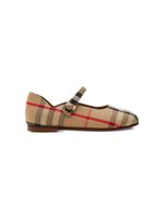 Burberry Kids ballerines Mary Jane à motif Vintage Check - Tons neutres - thumbnail