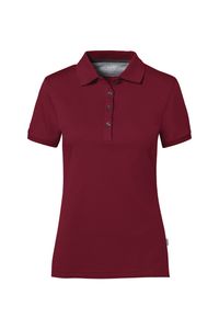 Hakro 214 COTTON TEC® Women's polo shirt - Burgundy - XS