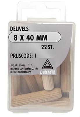 Deuvels 8 40mm 22st - Deltafix