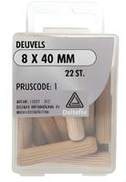 Deuvels 8 40mm 22st - Deltafix