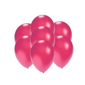 Kleine roze metallic ballonnetjes 200 stuks