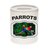 Dieren liefhebber papegaai spaarpot - papegaaien cadeau - thumbnail