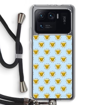 Leeuwenkoppen: Xiaomi Mi 11 Ultra Transparant Hoesje met koord