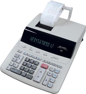 Sharp CS-2635RH calculator Desktop Rekenmachine met printer Zwart, Zilver