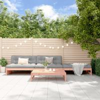 4-delige Loungeset met kussens massief douglashout