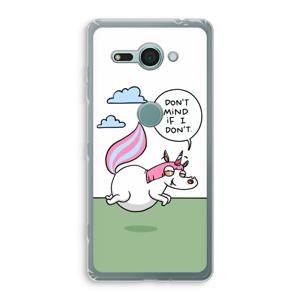 Unicorn: Sony Xperia XZ2 Compact Transparant Hoesje