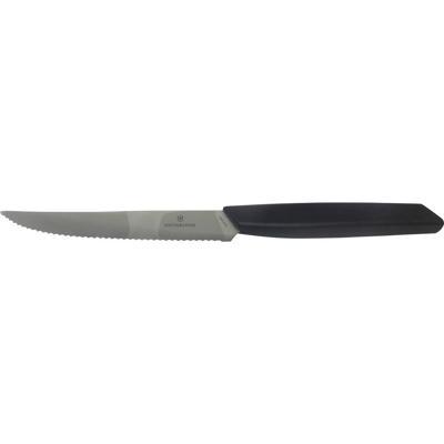 Victorinox 6.9003.12W Victorinox Swiss modern, steak- en pizzaesser, zwart Zwart