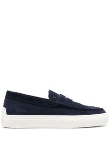 Tod's mocassins Gommino en daim - Bleu