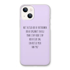 Zelfvertrouwen: iPhone 13 Transparant Hoesje