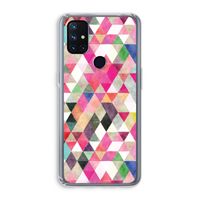 Gekleurde driehoekjes: OnePlus Nord N10 5G Transparant Hoesje