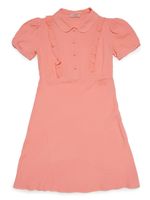 Nº21 Kids robe courte à détails volantés - Rose