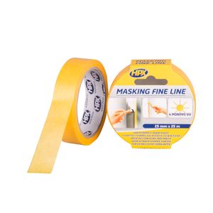 HPX Masking 4400 Fine Line | Oranje | 25mm x 25m - FP2525 FP2525