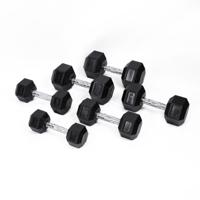 PTessentials PRO Hexa Dumbbell Voordeelset 2,5 t/m 20 kg