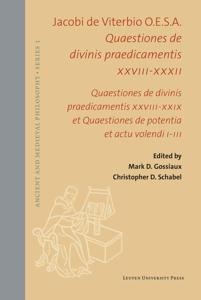 Quaestiones de divinis praedicamentis XXVIII-XXXII - - ebook