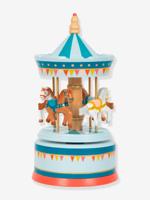 Muziekdoos voor kinderen Draaimolen paarden SMALL FOOT® van hout meerkleurig