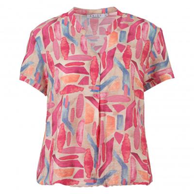 Enjoy - Roze | Dames | Blouson | Roze | XXL | regular | Kamst mode