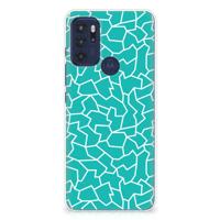 Motorola Moto G60s | Hoesje maken | Cracks Blue