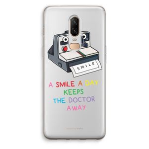 Smile: OnePlus 6 Transparant Hoesje