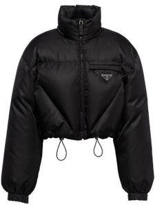 Prada doudoune Re-Nylon Gabardine - Noir