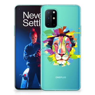 OnePlus 8T Telefoonhoesje met Naam Lion Color OnePlus 8T Telefoonhoesje met Naam Lion Color